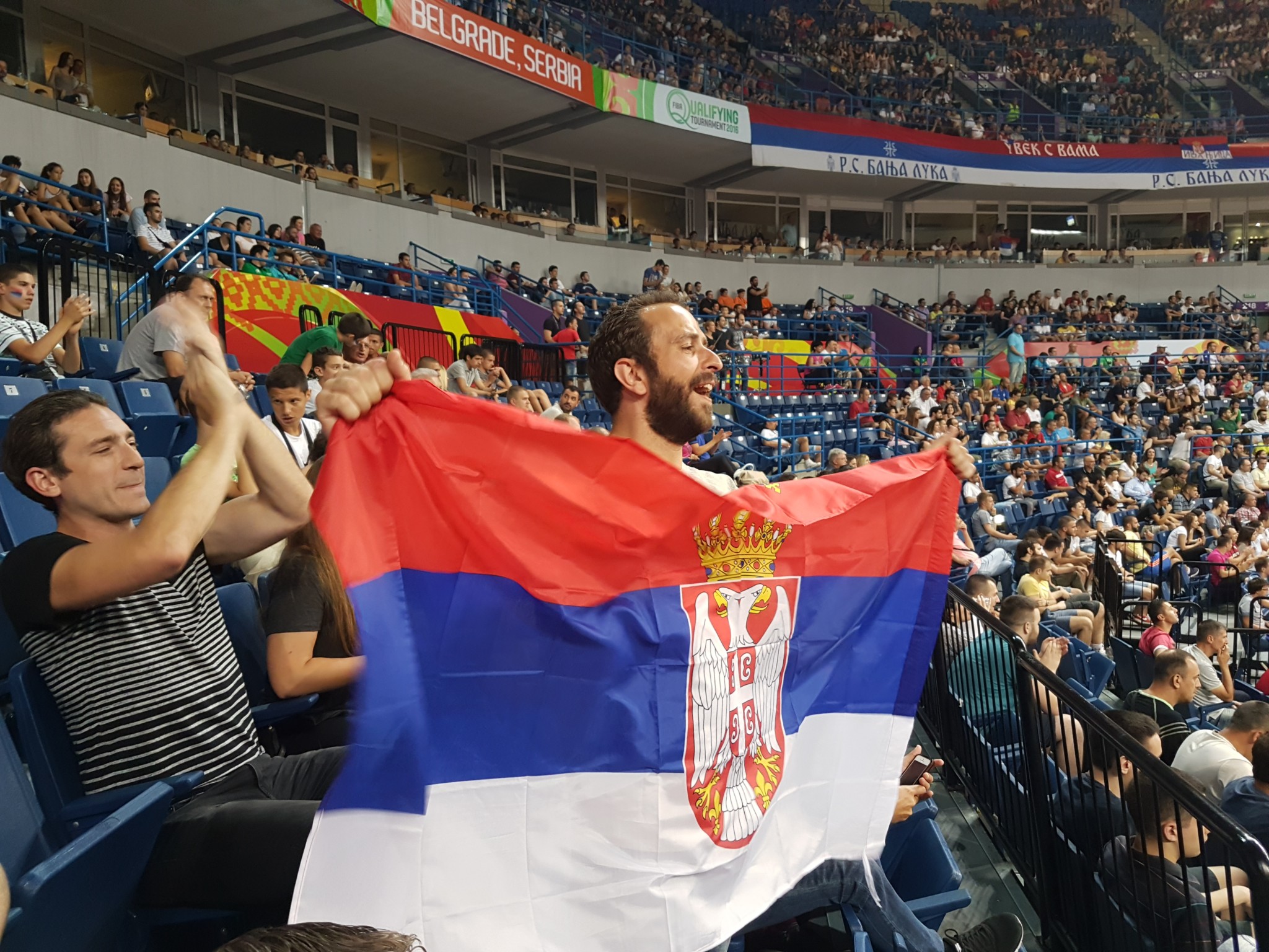 Chris Representing Serbia