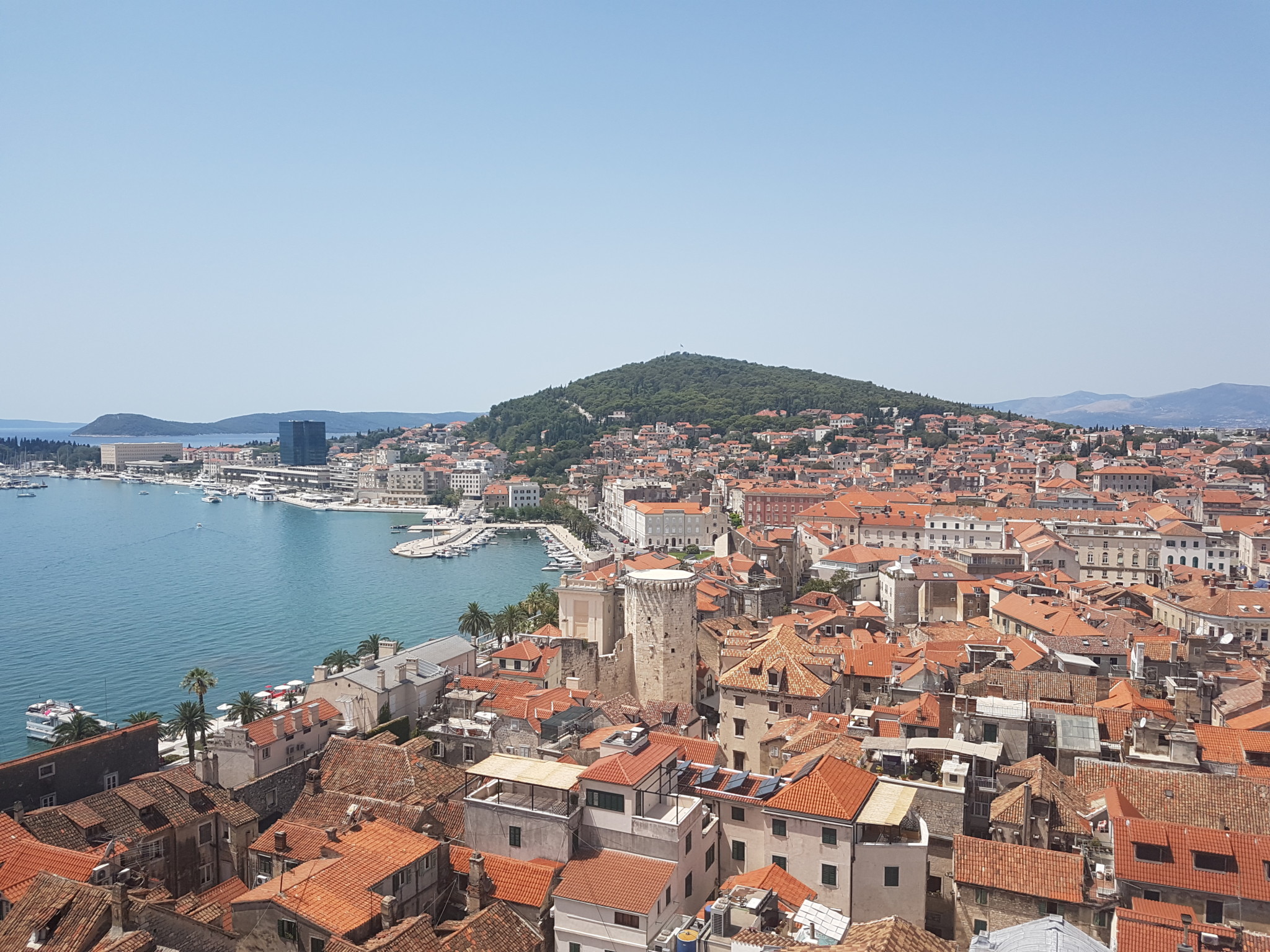 Picture from the Bell Tower in Split