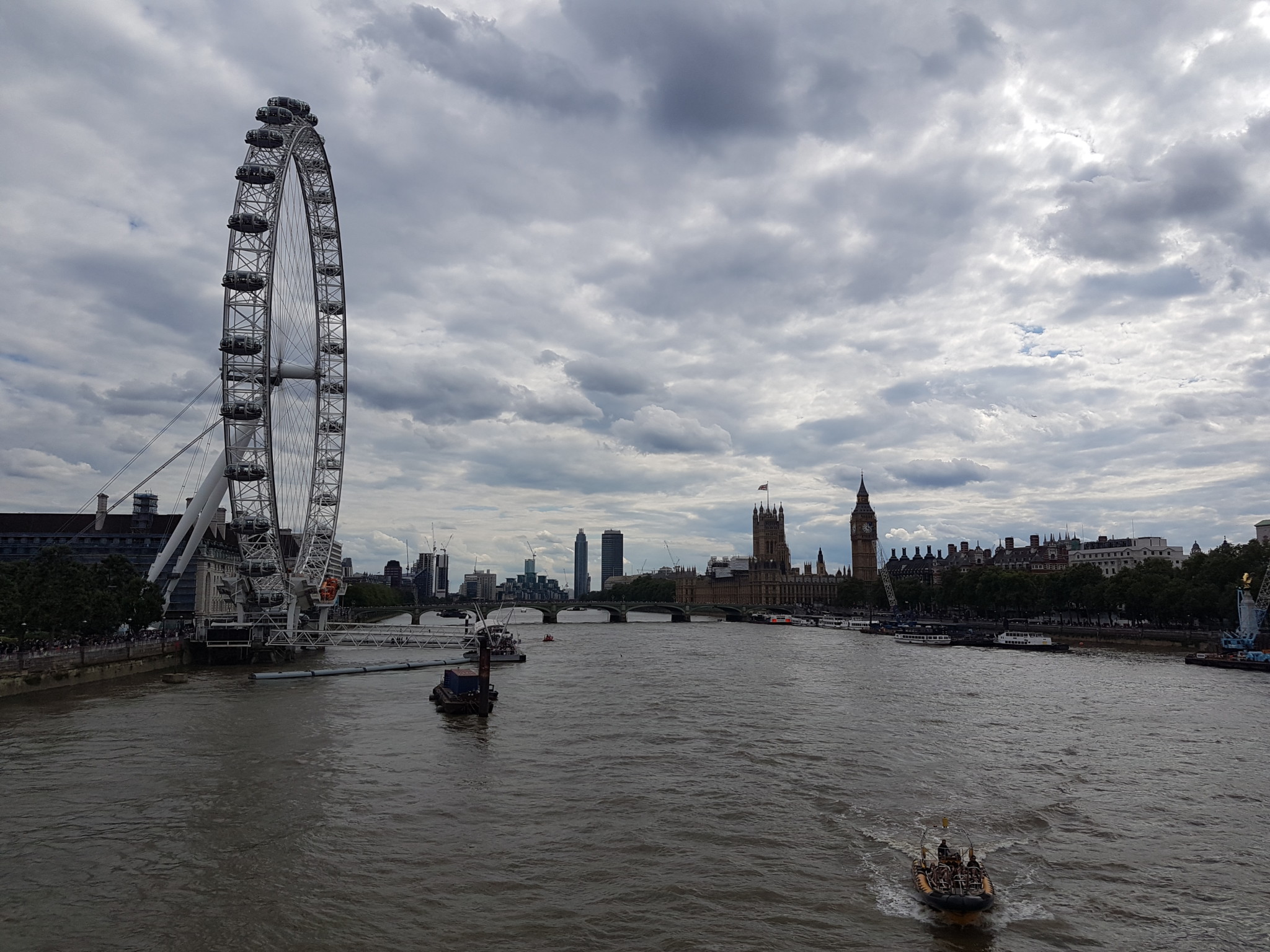 London Eye on the Thames