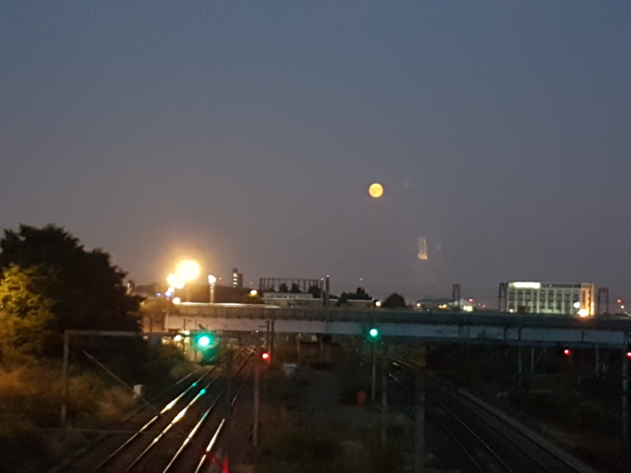Rare Blood Moon In Acton
