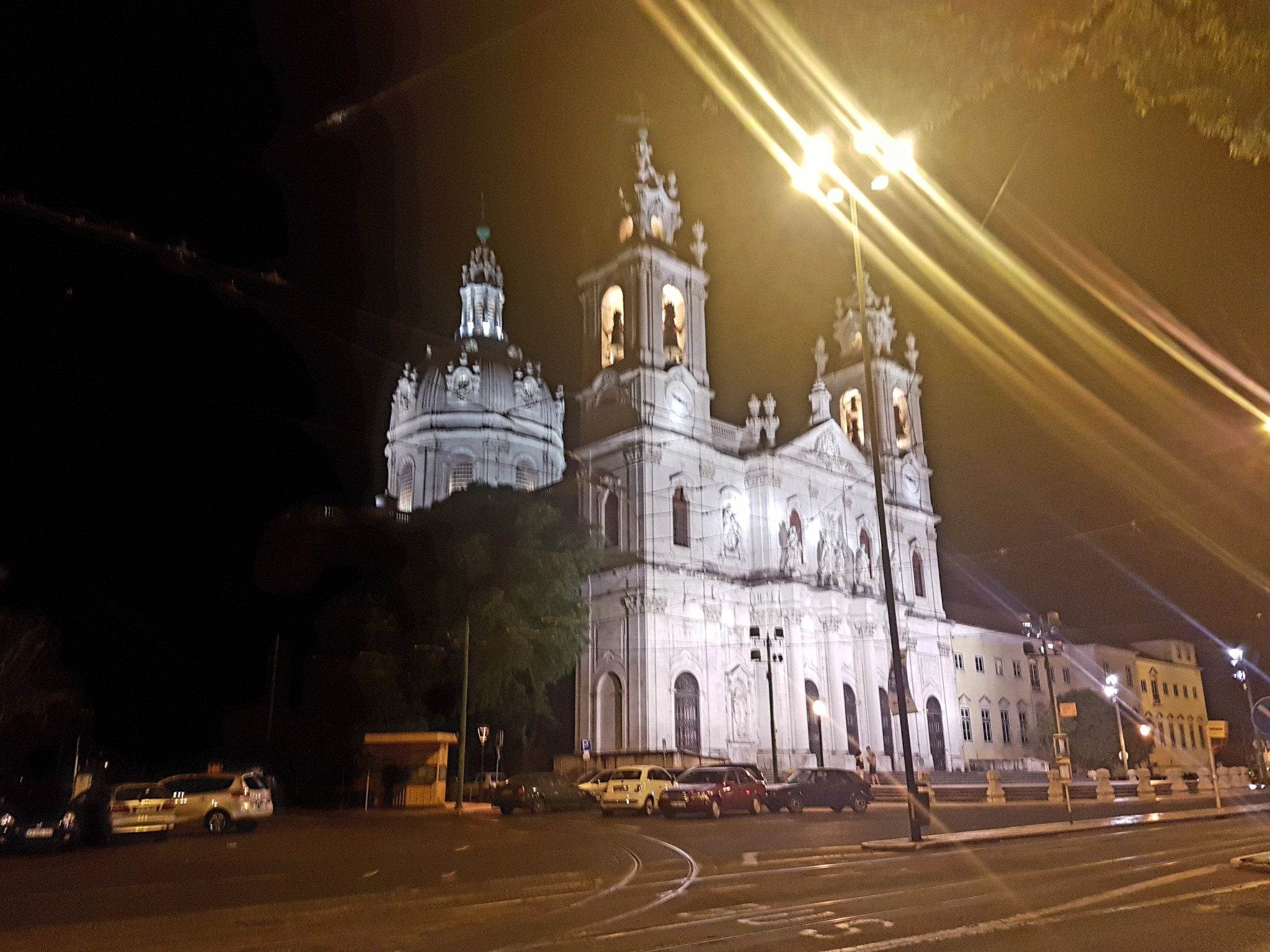 First Night in Lisbon at The Basilica da Estrela