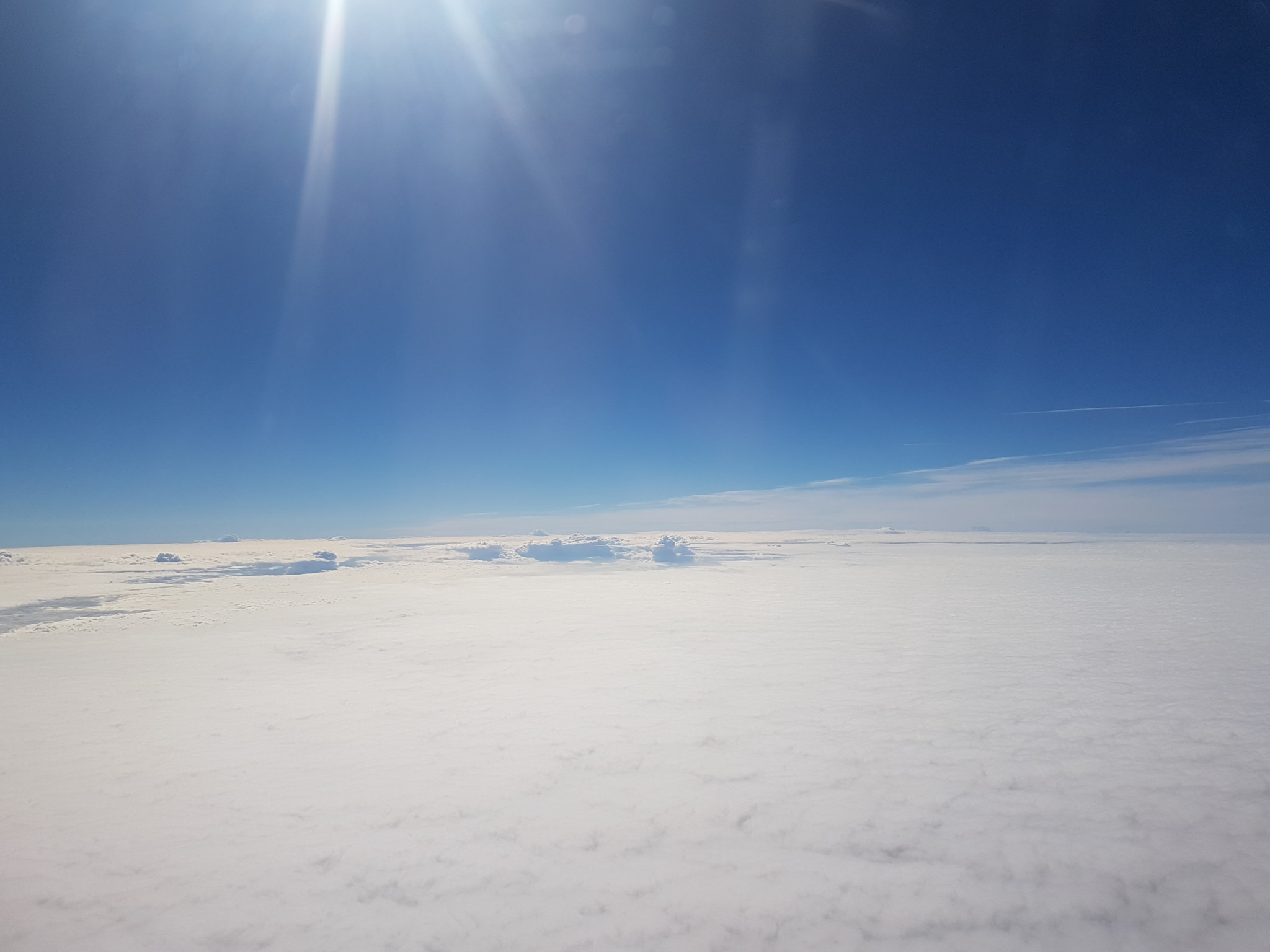 Cool Cloud Formation - Flight to Gdansk