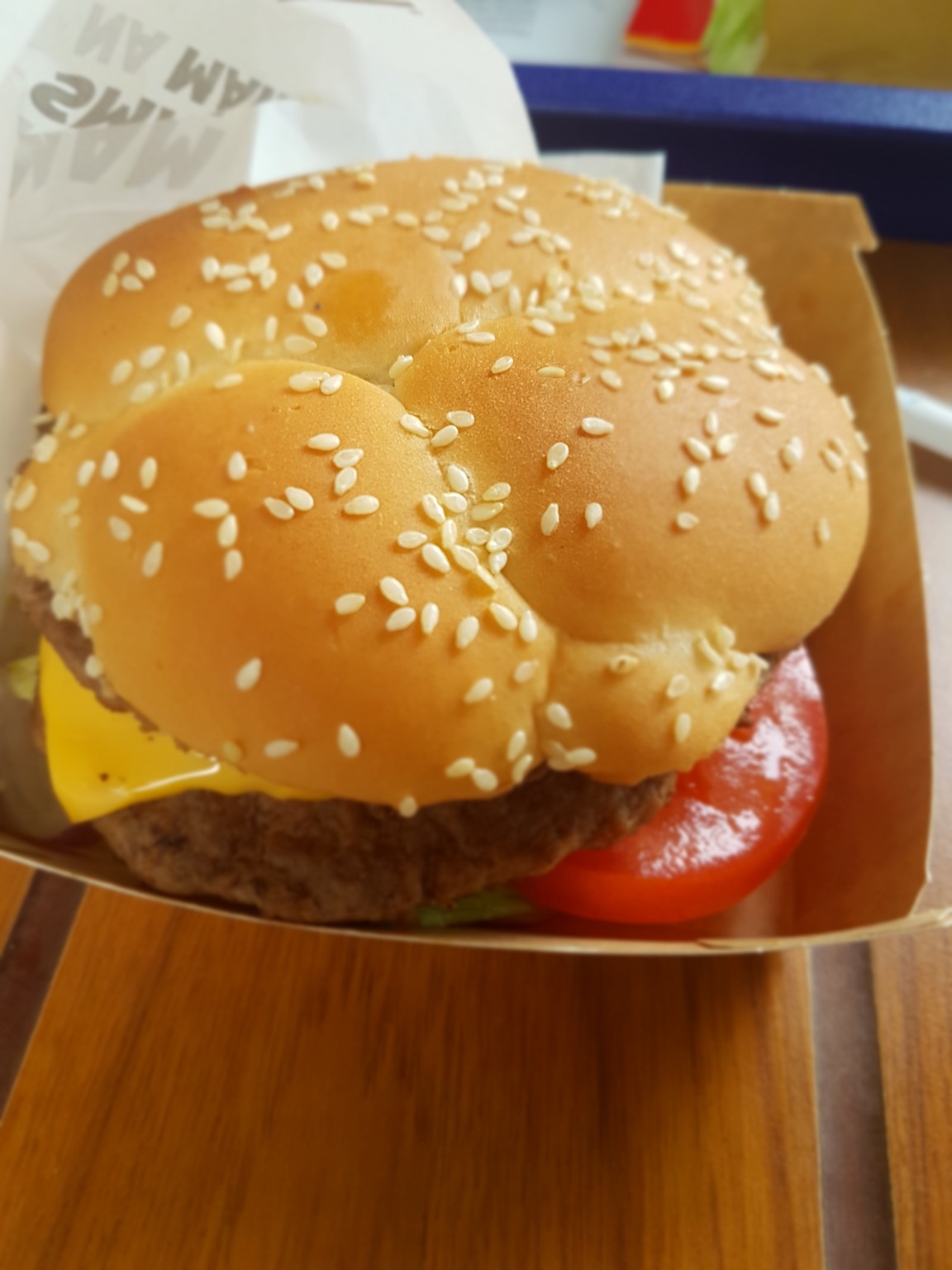This is What a McDonald's Hamburger Should Look Like