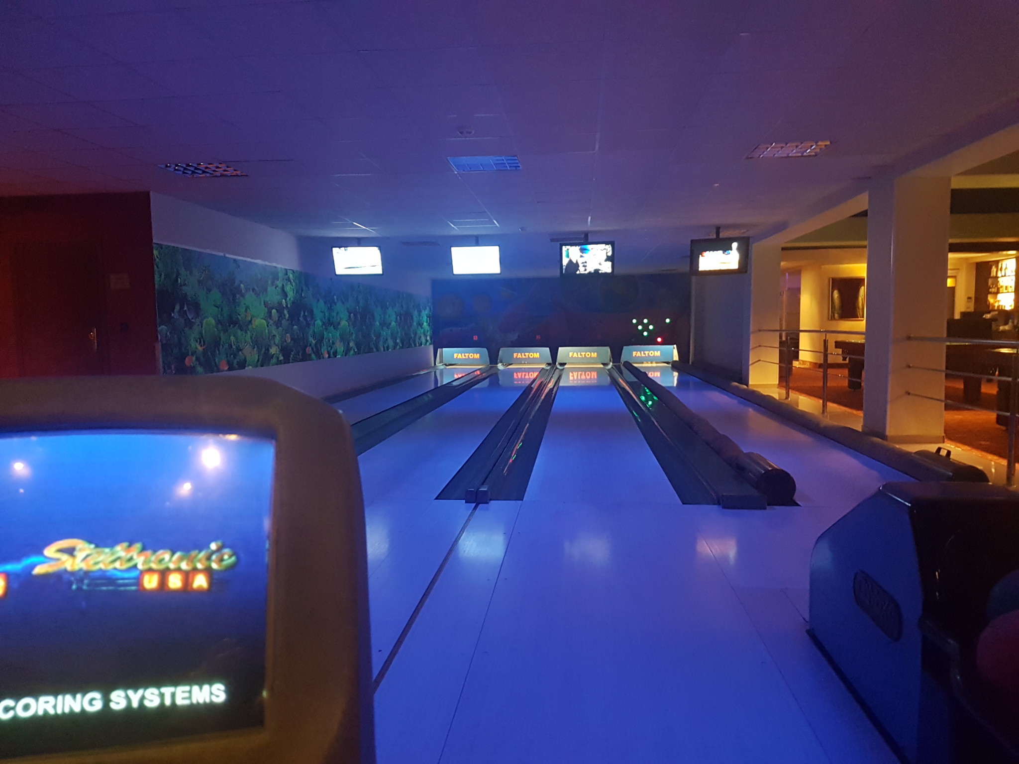 Bowling Alley at a Hotel in Poland