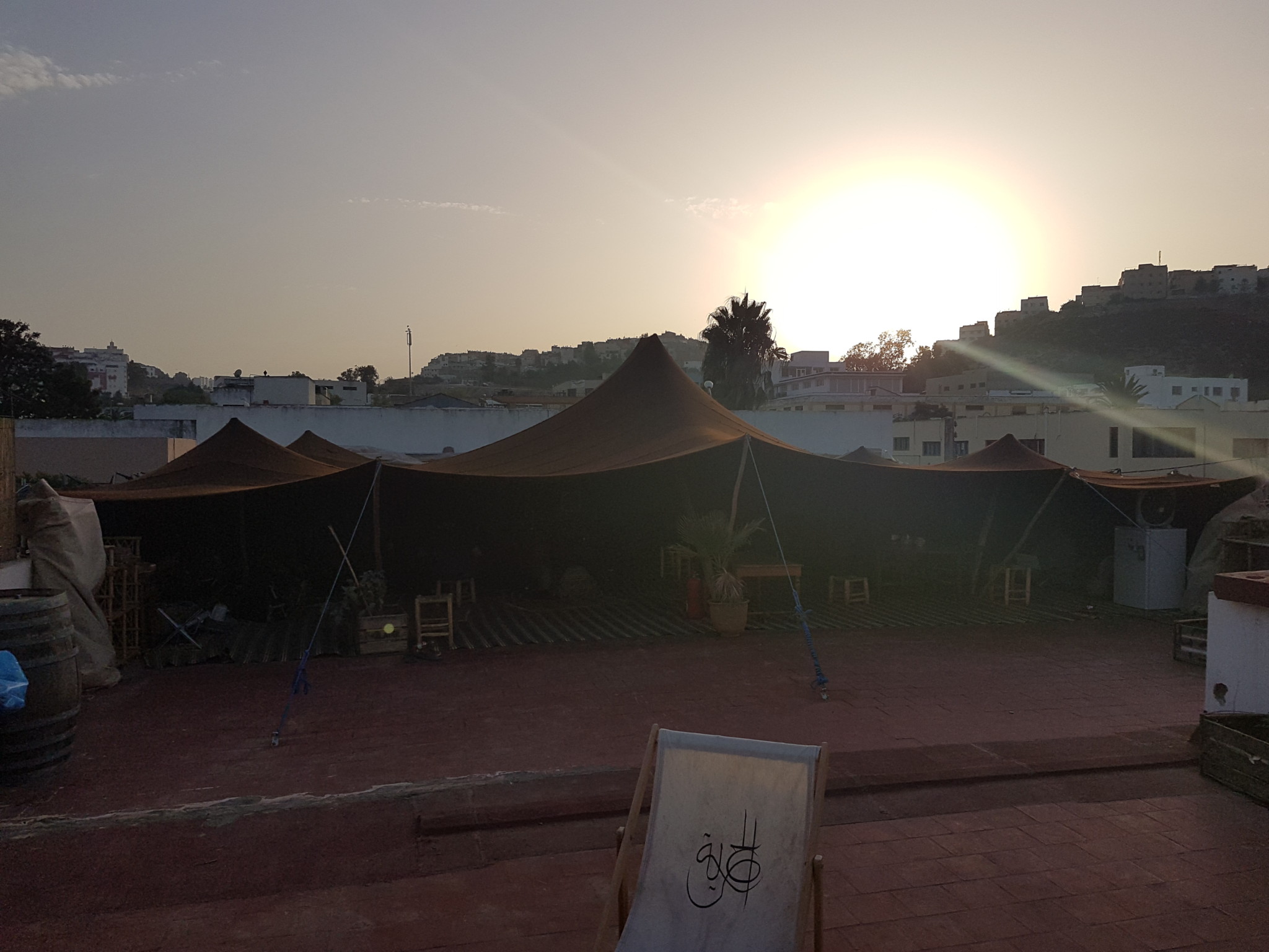 Our Workspace in Rabat at Dusk