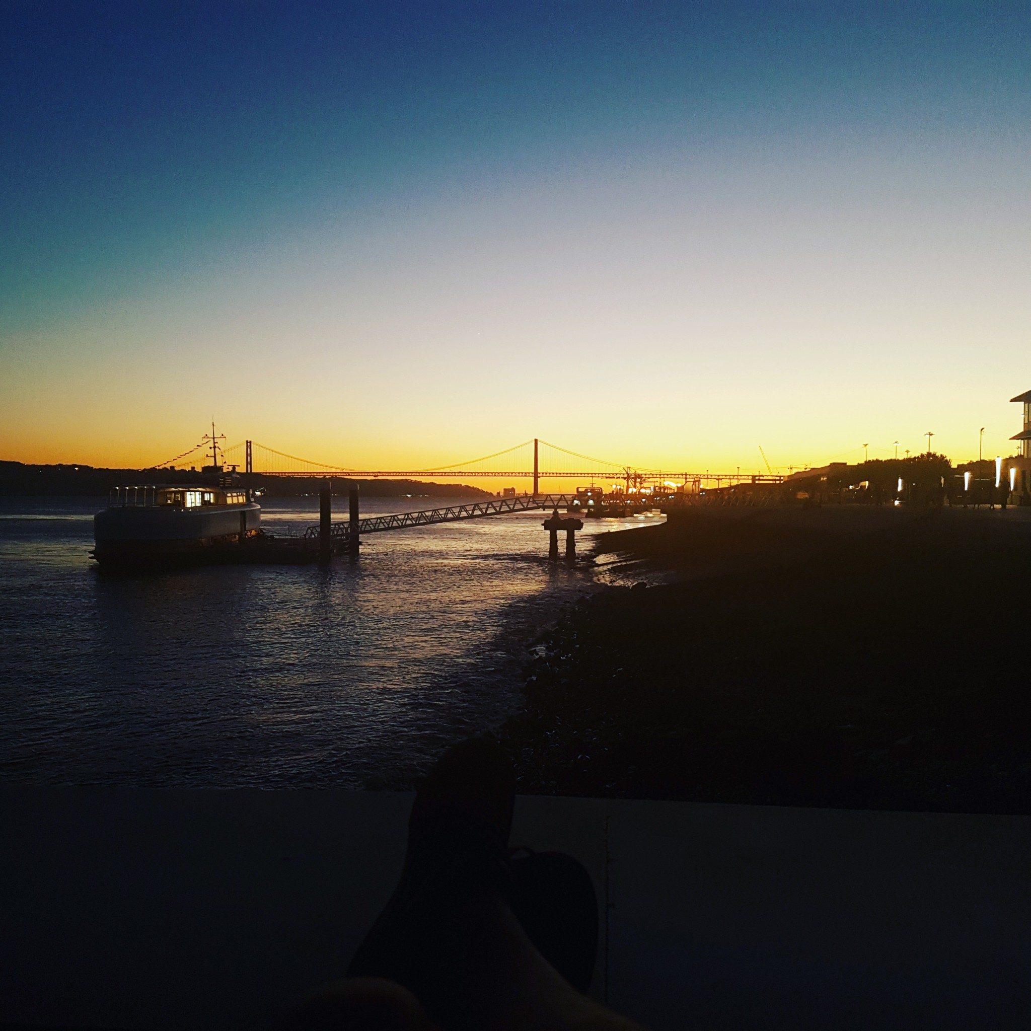 I will Miss The Wonderful Sunsets in Lisbon