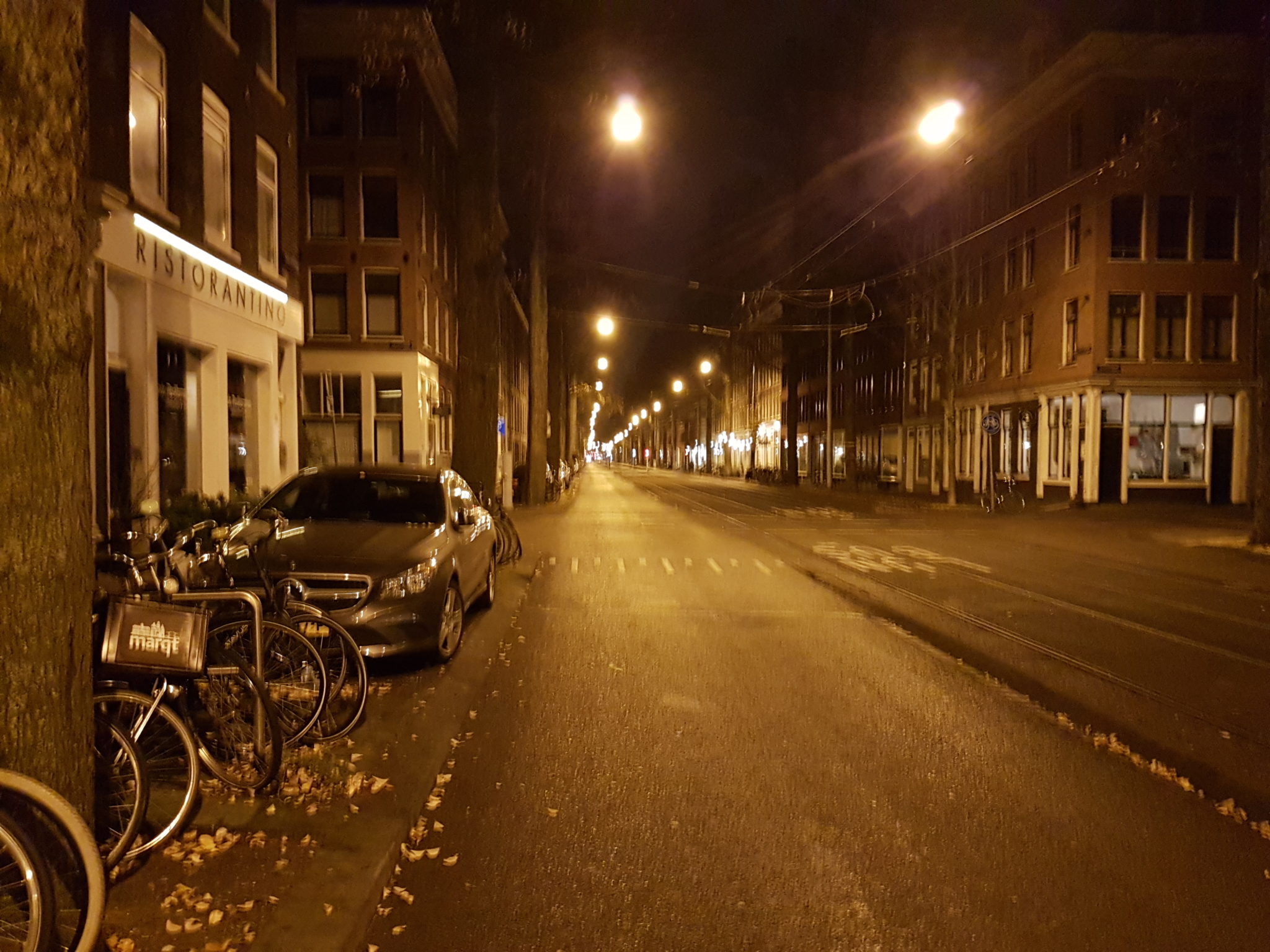 Eerie Empty Streets in Usually Crowded Amsterdam