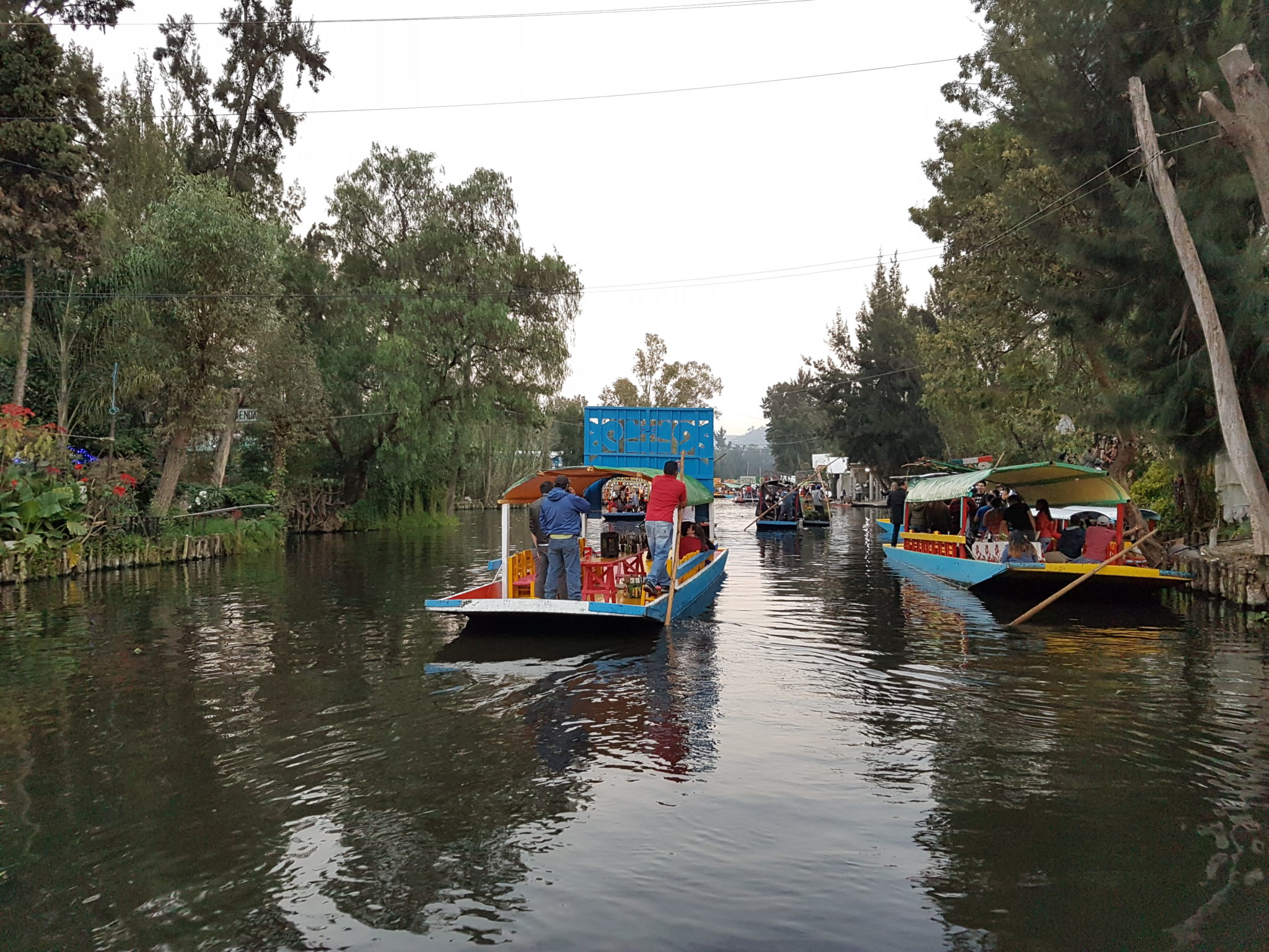 Boat Ride in Xochimilco for Our Going Away Event