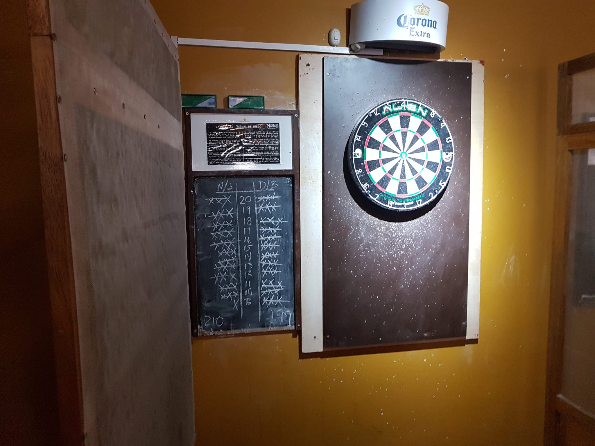 DartBoard Where Danny and Bryan Whooped Us