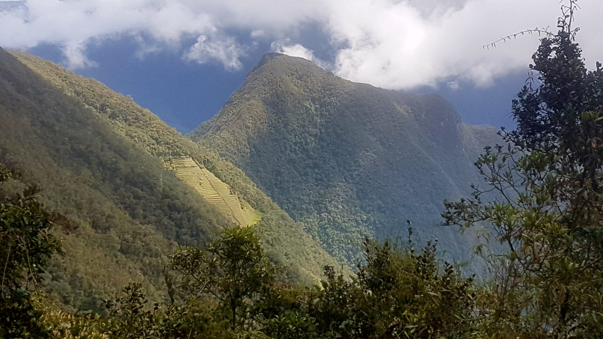 Beautiful View Right Before Machu Picchu
