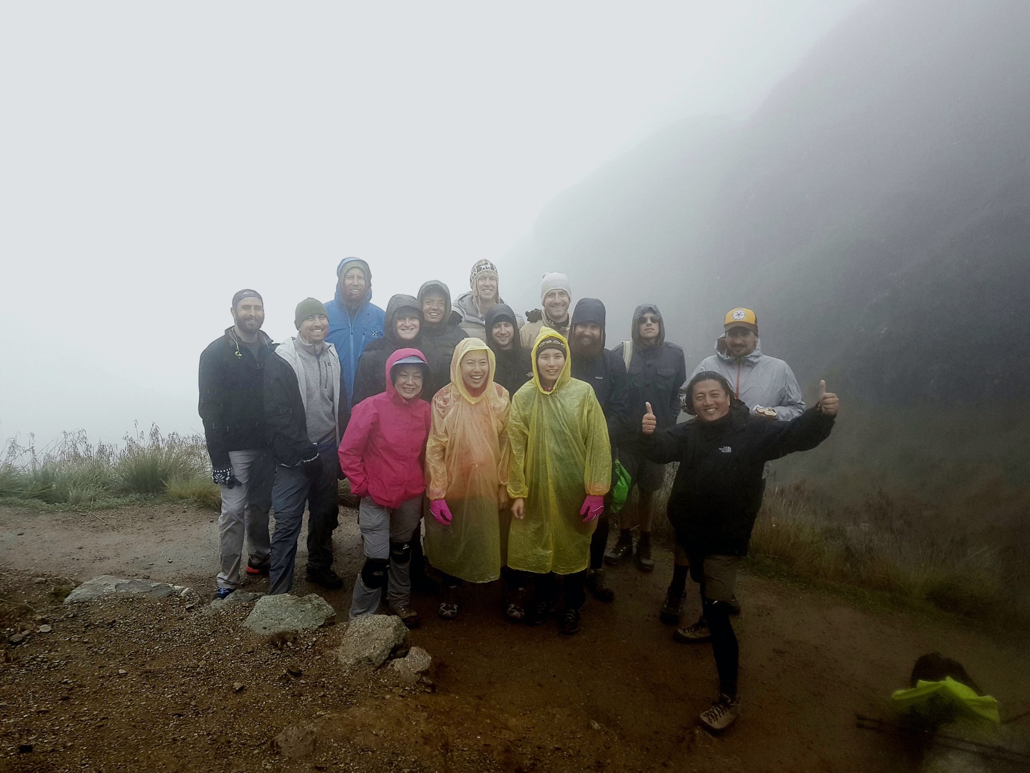 Day 2 Group Photo of Us Completing Dead Woman's Pass